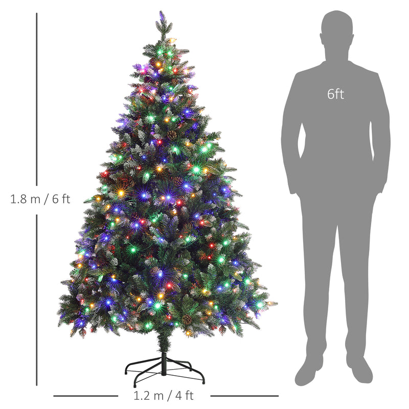 6ft pre-lit Christmas tree, 350 LEDs – image 3