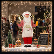 Close-up of Santa's clothing and accessories
