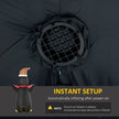 Built-in fan for inflating the display