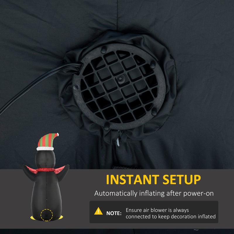 Built-in fan for inflating the display