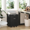 HOMCOM Two-Drawer Lockable Filing Cabinet - Black – view 10