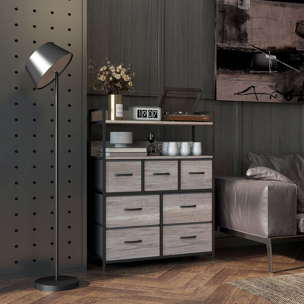 Rustic 7-drawer storage unit – image 2