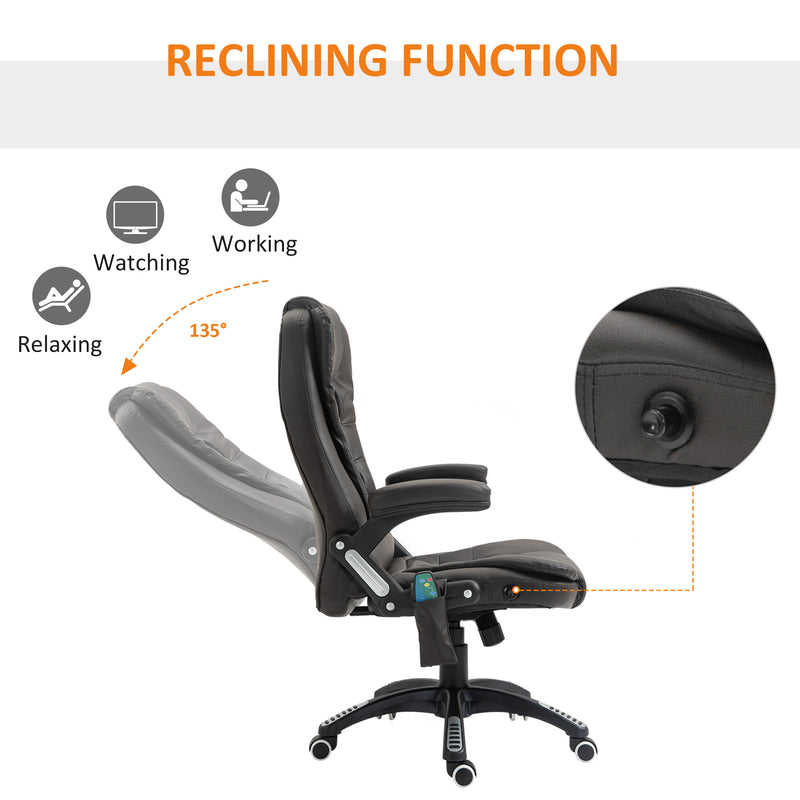 Heated massage executive chair – image 7