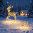 Dimensions of the light-up Christmas figures