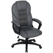 HOMCOM Faux Leather Office Chair - Charcoal Grey – view 10