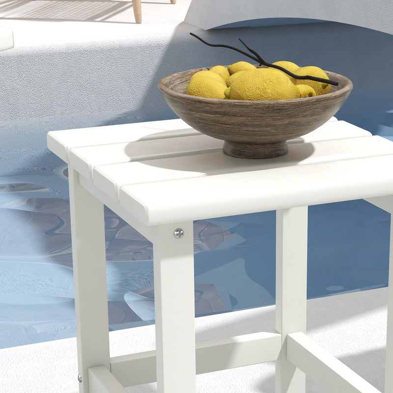 White Adirondack side table – image 7
