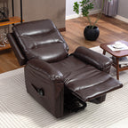 Power Lift Recliner Chair with Vibration Massage, Heat, USB - Brown