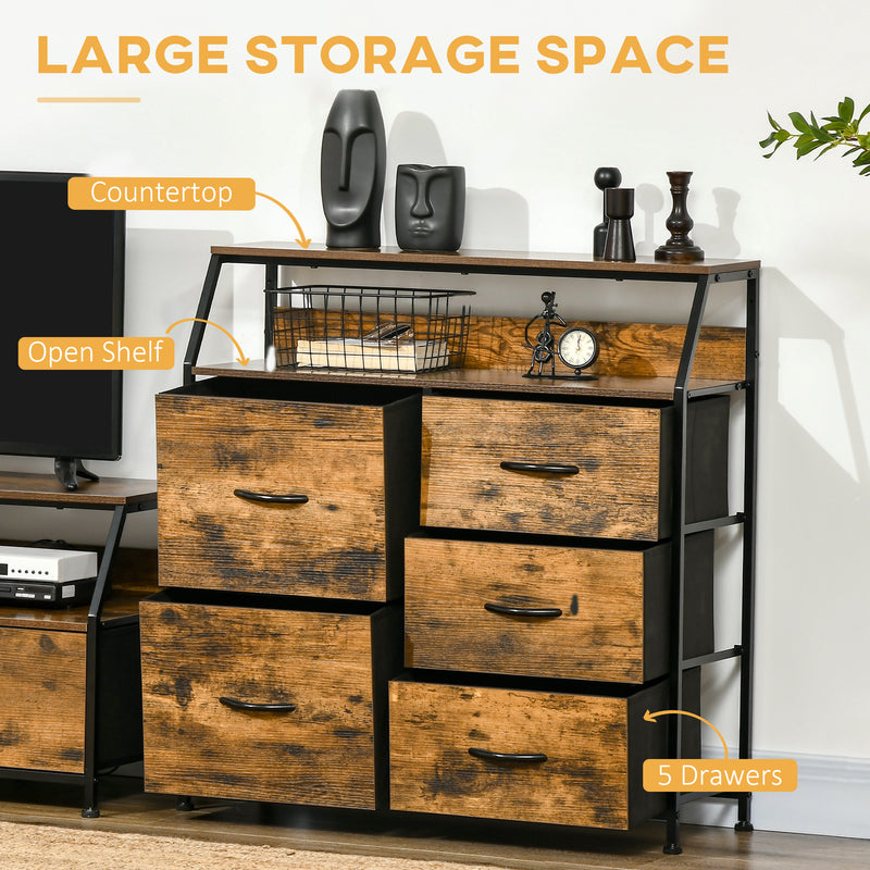 Industrial 5-drawer storage unit – image 4