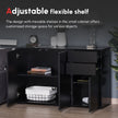 Black push-open sideboard – image 4
