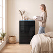 Gloss chest of drawers with LED – image 9