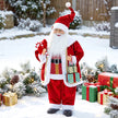 Close-up of Santa's face and beard