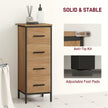 Narrow 4-drawer cabinet – image 6