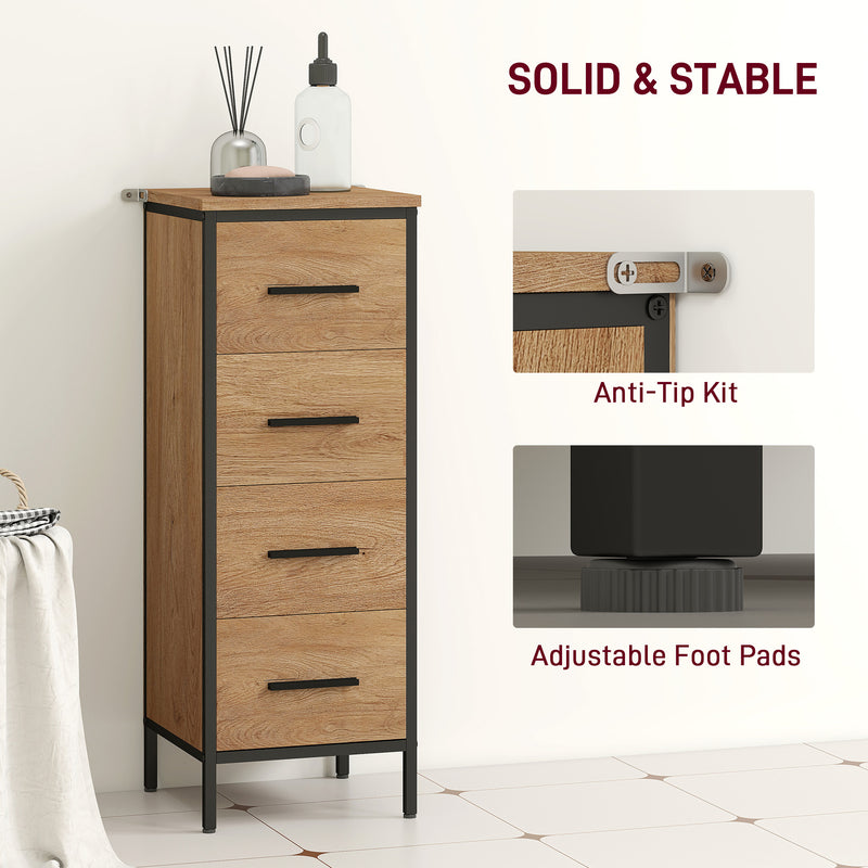 Narrow 4-drawer cabinet – image 6