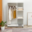 White open wardrobe on wheels – image 7
