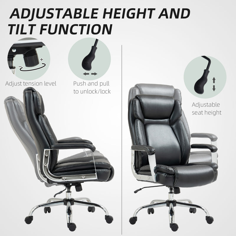 Heavy duty office chair – black – image 6