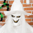 189cm Light-Up Witch Holding Pumpkin Head – image 7 of 9