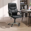 High-back faux leather office chair – image 2