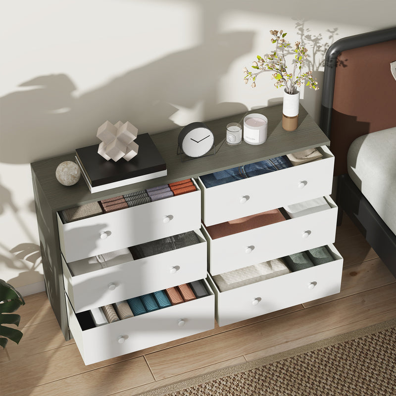 Wide 6-drawer chest of drawers – image 7