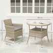 Rattan garden dining set – image 3