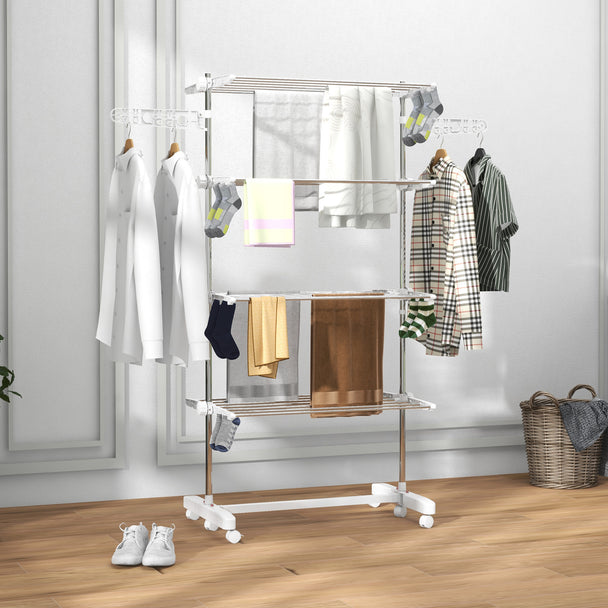 4-shelf clothes airer – image 2