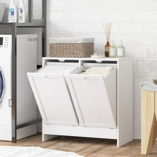 Laundry hamper cabinet – image 2