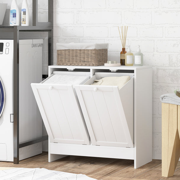 Laundry hamper cabinet – image 2