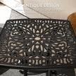 Cast aluminium side table – image 4