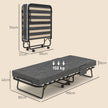 Dark grey single folding bed – image 3