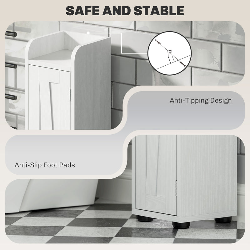 Slim 185 cm bathroom cabinet – image 7