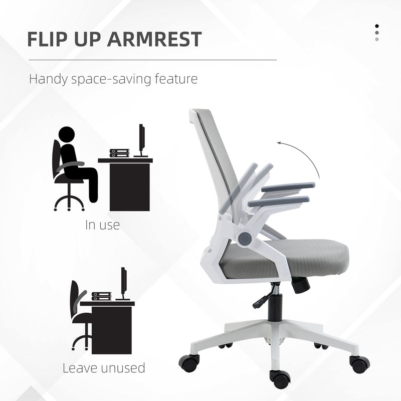 Grey mesh office chair – image 4