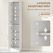 Tall cabinet with mirror door – image 5