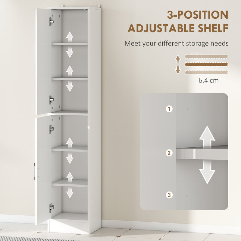 Tall cabinet with mirror door – image 5