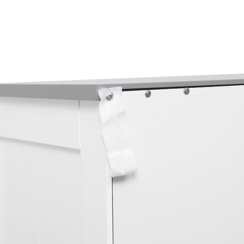White 2-drawer bathroom cabinet – image 9