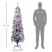6ft pre-lit decorated flocked Christmas tree – image 3