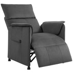 Power Recliner Chair, Reclining Chair with Remote, Pocket Springs, Silent Motor and Side Pockets, Black