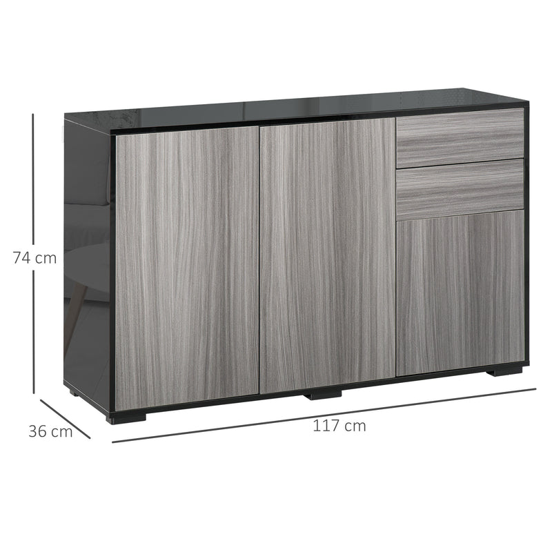 117 cm push-open sideboard – image 3