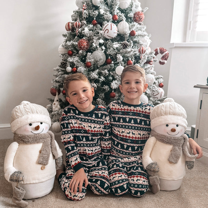 6ft snow-flocked pine Christmas tree – image 9