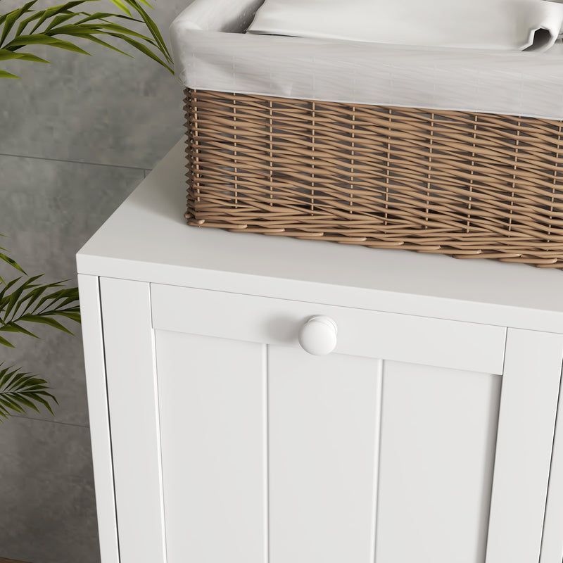 Laundry hamper cabinet – image 8