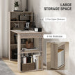 Computer desk with bookshelves – image 5