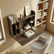 Dark brown wall-mounted desk – image 10