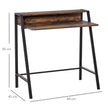 Writing desk with storage shelf – image 3