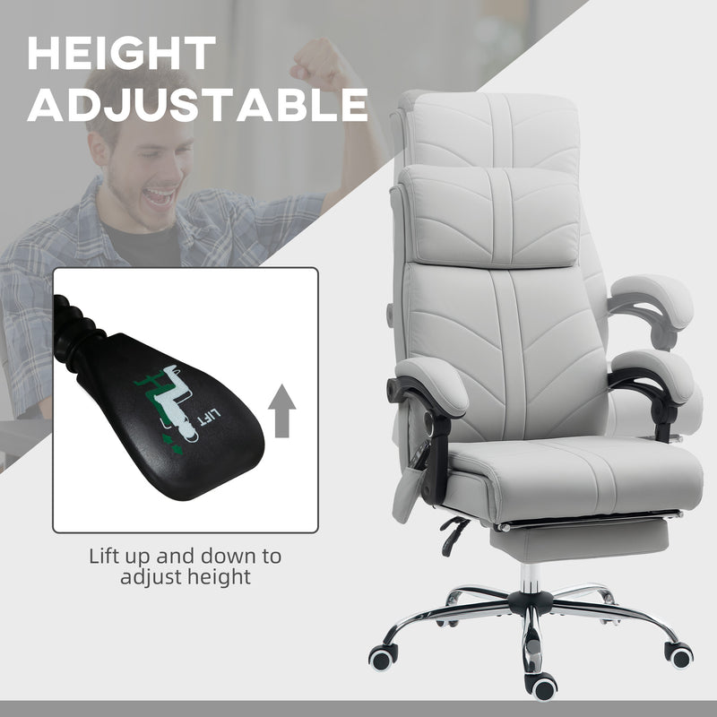 Light grey massage office chair – image 5