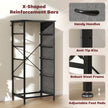 5-drawer fabric chest with side pockets – image 7