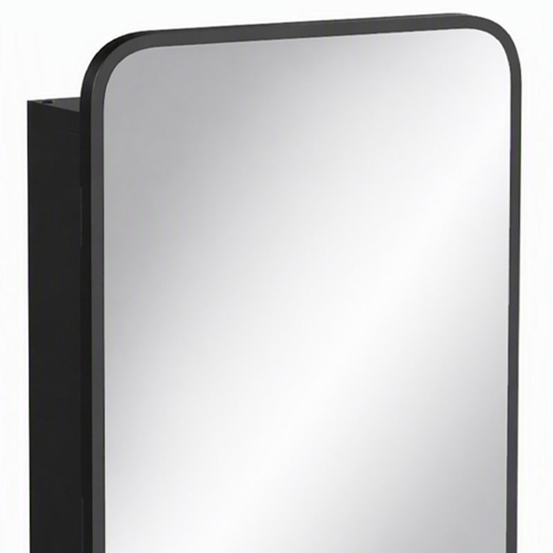 HOMCOM 50.8 x 11.6 x 71 cm Bathroom Mirror Cabinet, Wall Cabinet with Adjustable Shelves, Wall-Mounted or Recessed – view 10