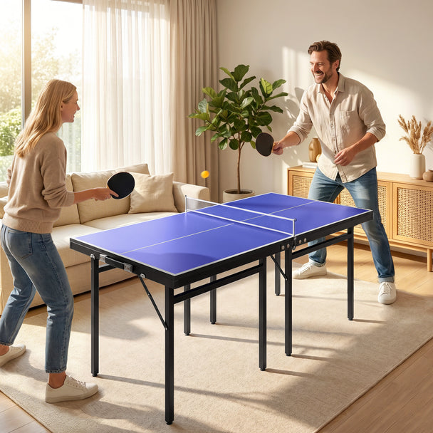 5ft folding mini table tennis table – image 2