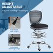 Tall mesh draughtsman chair – image 5