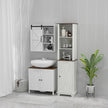 Tall bathroom cabinet with shelves – image 8