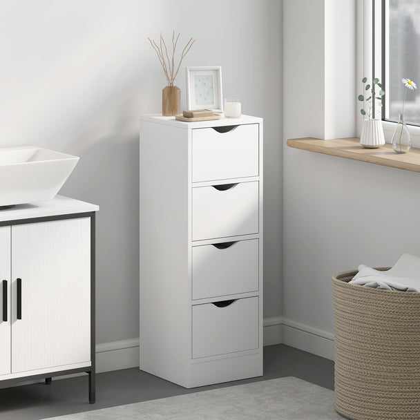 Narrow 4-drawer bathroom cabinet – image 2