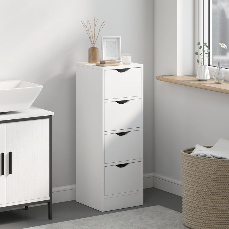 Narrow 4-drawer bathroom cabinet – image 2