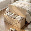 Natural wood 127L storage chest – image 9